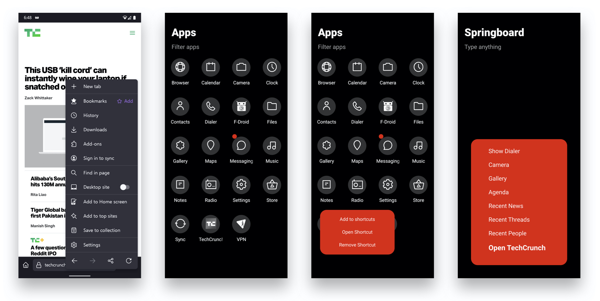 pinned-shortcuts